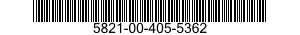 5821-00-405-5362  5821004055362 004055362