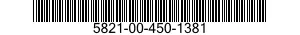 5821-00-450-1381  5821004501381 004501381