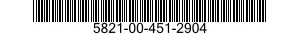 5821-00-451-2904  5821004512904 004512904