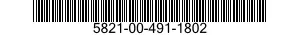 5821-00-491-1802  5821004911802 004911802