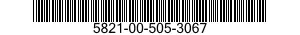 5821-00-505-3067  5821005053067 005053067