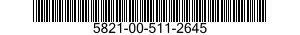 5821-00-511-2645  5821005112645 005112645