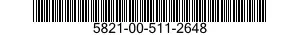 5821-00-511-2648  5821005112648 005112648