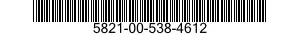 5821-00-538-4612  5821005384612 005384612