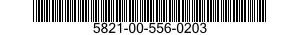 5821-00-556-0203  5821005560203 005560203