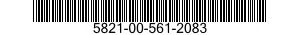 5821-00-561-2083  5821005612083 005612083