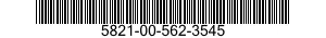 5821-00-562-3545  5821005623545 005623545