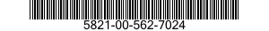 5821-00-562-7024  5821005627024 005627024
