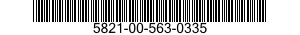 5821-00-563-0335  5821005630335 005630335
