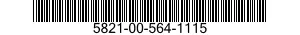 5821-00-564-1115  5821005641115 005641115