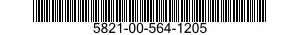 5821-00-564-1205  5821005641205 005641205