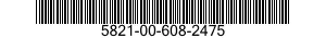 5821-00-608-2475  5821006082475 006082475