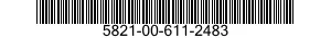 5821-00-611-2483  5821006112483 006112483