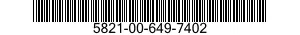 5821-00-649-7402  5821006497402 006497402
