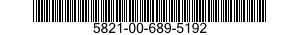 5821-00-689-5192  5821006895192 006895192