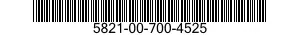 5821-00-700-4525  5821007004525 007004525
