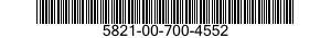 5821-00-700-4552  5821007004552 007004552