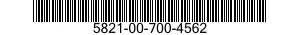 5821-00-700-4562  5821007004562 007004562