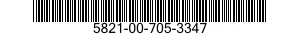 5821-00-705-3347  5821007053347 007053347