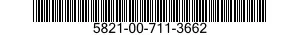 5821-00-711-3662  5821007113662 007113662