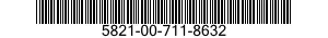 5821-00-711-8632  5821007118632 007118632