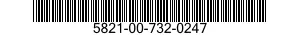 5821-00-732-0247  5821007320247 007320247