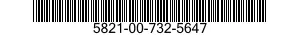 5821-00-732-5647  5821007325647 007325647