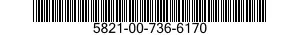 5821-00-736-6170  5821007366170 007366170