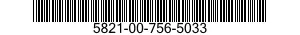 5821-00-756-5033  5821007565033 007565033