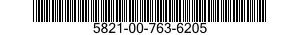 5821-00-763-6205  5821007636205 007636205