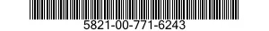 5821-00-771-6243  5821007716243 007716243
