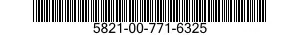 5821-00-771-6325  5821007716325 007716325