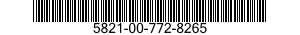 5821-00-772-8265  5821007728265 007728265