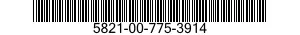 5821-00-775-3914  5821007753914 007753914