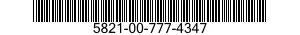 5821-00-777-4347  5821007774347 007774347