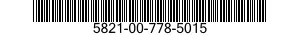 5821-00-778-5015  5821007785015 007785015
