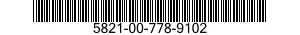 5821-00-778-9102 BOARD ASSEMBLY 5821007789102 007789102