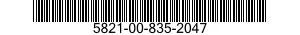5821-00-835-2047  5821008352047 008352047