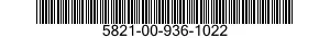 5821-00-936-1022  5821009361022 009361022