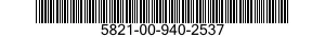 5821-00-940-2537  5821009402537 009402537