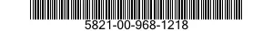 5821-00-968-1218  5821009681218 009681218
