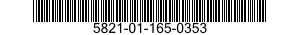 5821-01-165-0353  5821011650353 011650353
