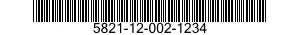 5821-12-002-1234  5821120021234 120021234