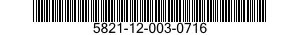 5821-12-003-0716  5821120030716 120030716