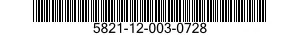 5821-12-003-0728  5821120030728 120030728