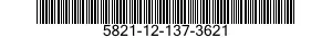 5821-12-137-3621  5821121373621 121373621