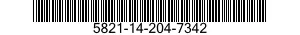 5821-14-204-7342  5821142047342 142047342