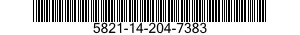 5821-14-204-7383 SUPPORT PLASTIQUE P 5821142047383 142047383