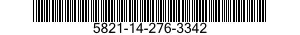 5821-14-276-3342  5821142763342 142763342