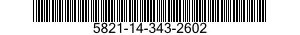 5821-14-343-2602  5821143432602 143432602
